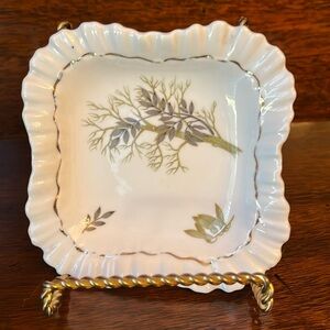 Royal Adderley Lyncroft 4 1/2” square trinket dish
